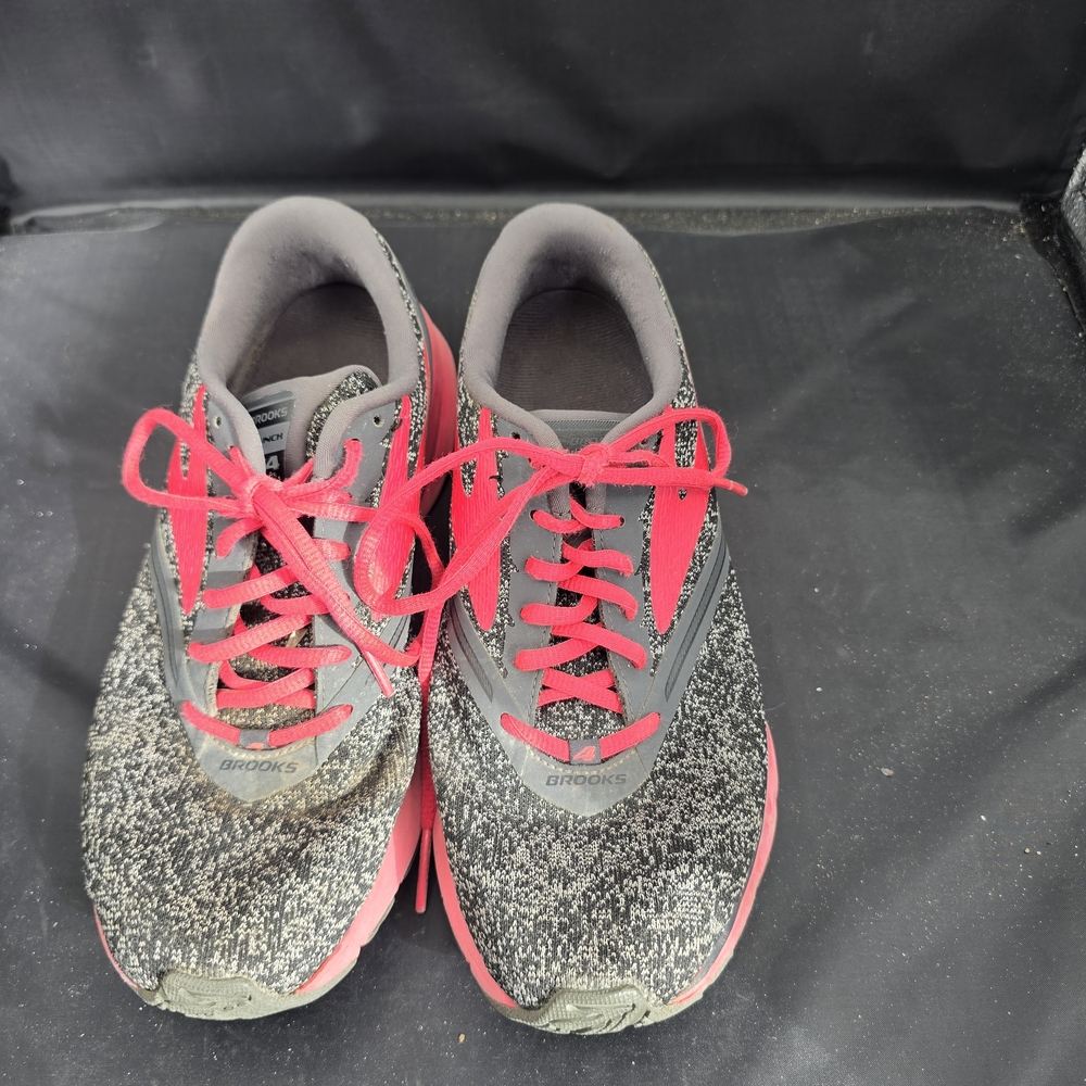 Brooks Gray and‎ Pink Running Shoes